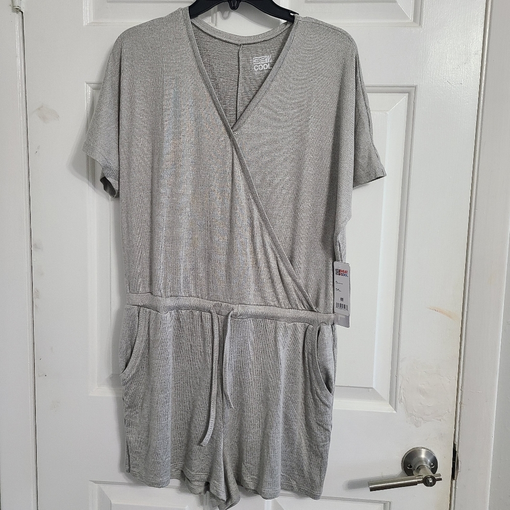 cool 32 gray short overalls size M *R2